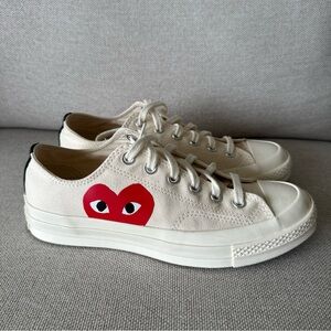 Comme des Garçons PLAY x Converse Chuck Taylor® Hidden Heart Low Top Sneaker US9